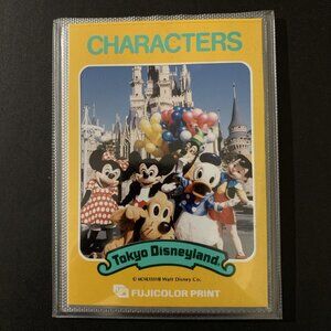Tokyo Disneyland Character Color Prints Set - Rare Fujicolor Print Vintage 1988
